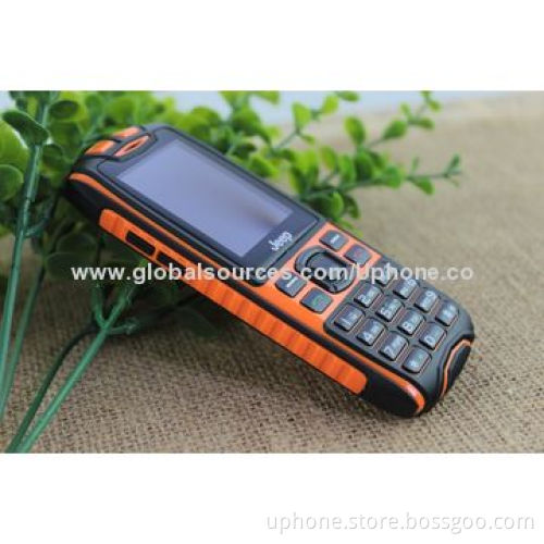 Quad-band Mobile Phones, 2-inch LCD, Dual-SIM Cards, Shock-proof, Dust-proof